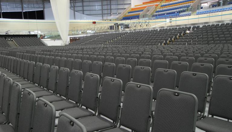 stackable audience chairs